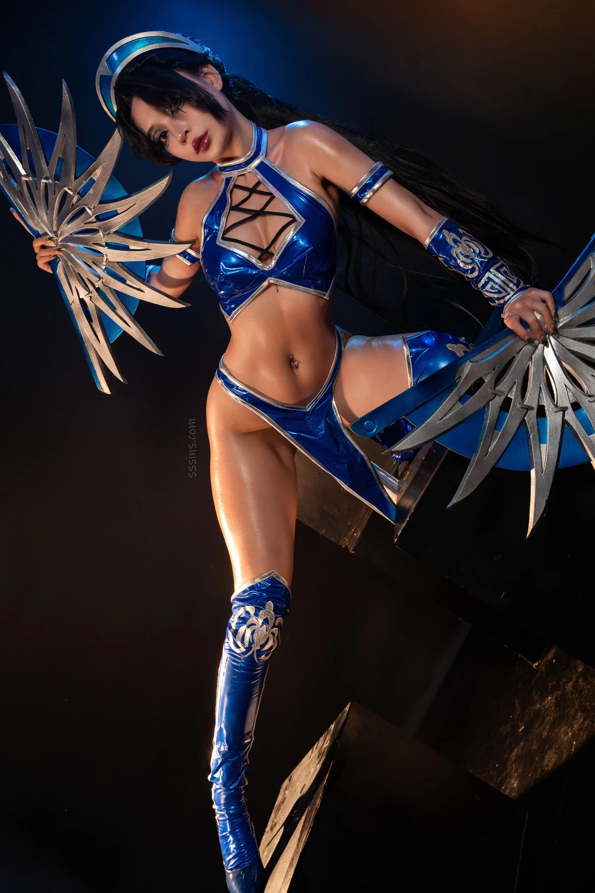 Cosplay Umeko.J Kitana Mortal Kombat Set.01