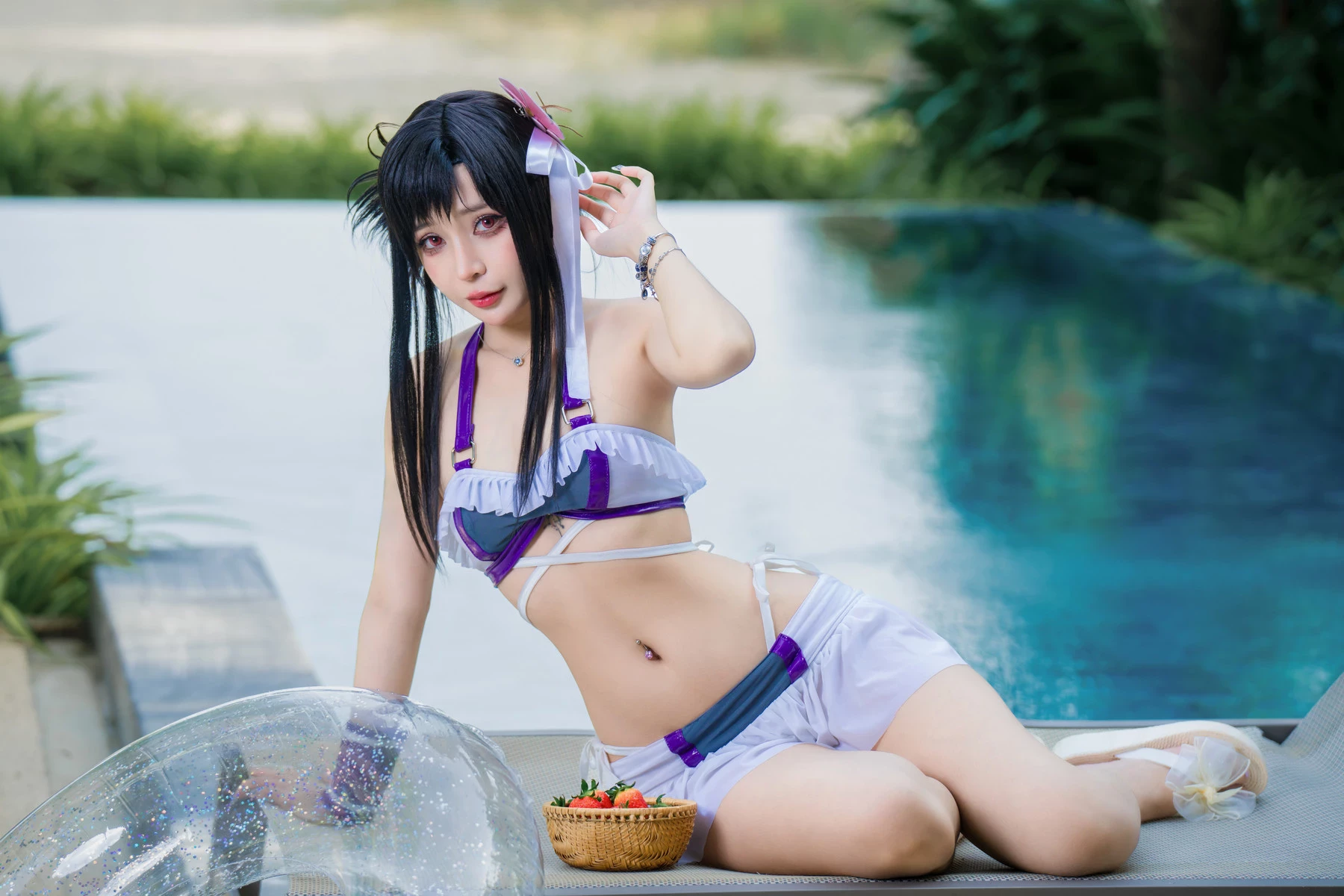 Cosplay Umeko.J Tifa Swimsuit Set.02