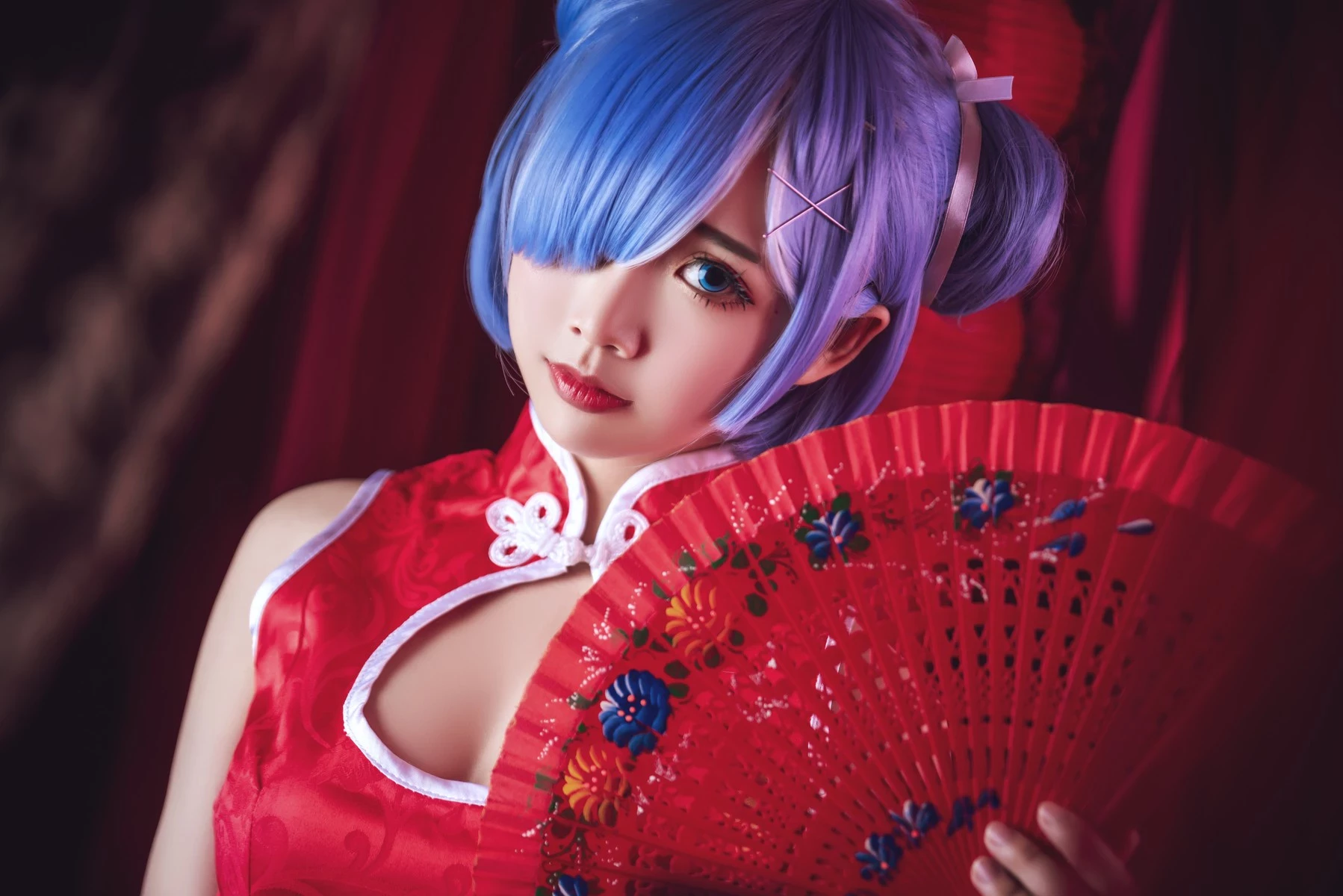 Cosplay 麵餅仙兒 雷姆旗袍