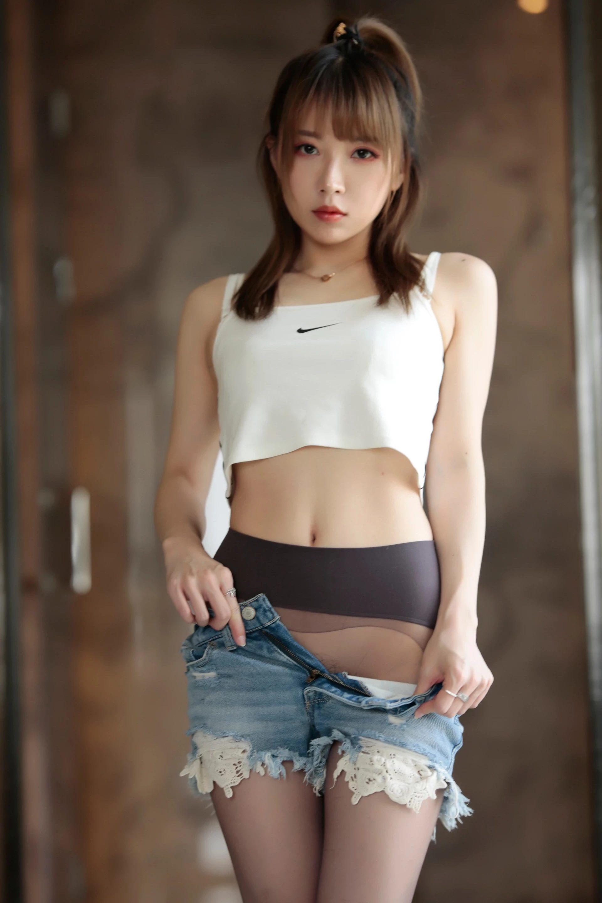 小女巫露娜 - Denim shorts 牛仔小裤裤 [84P]