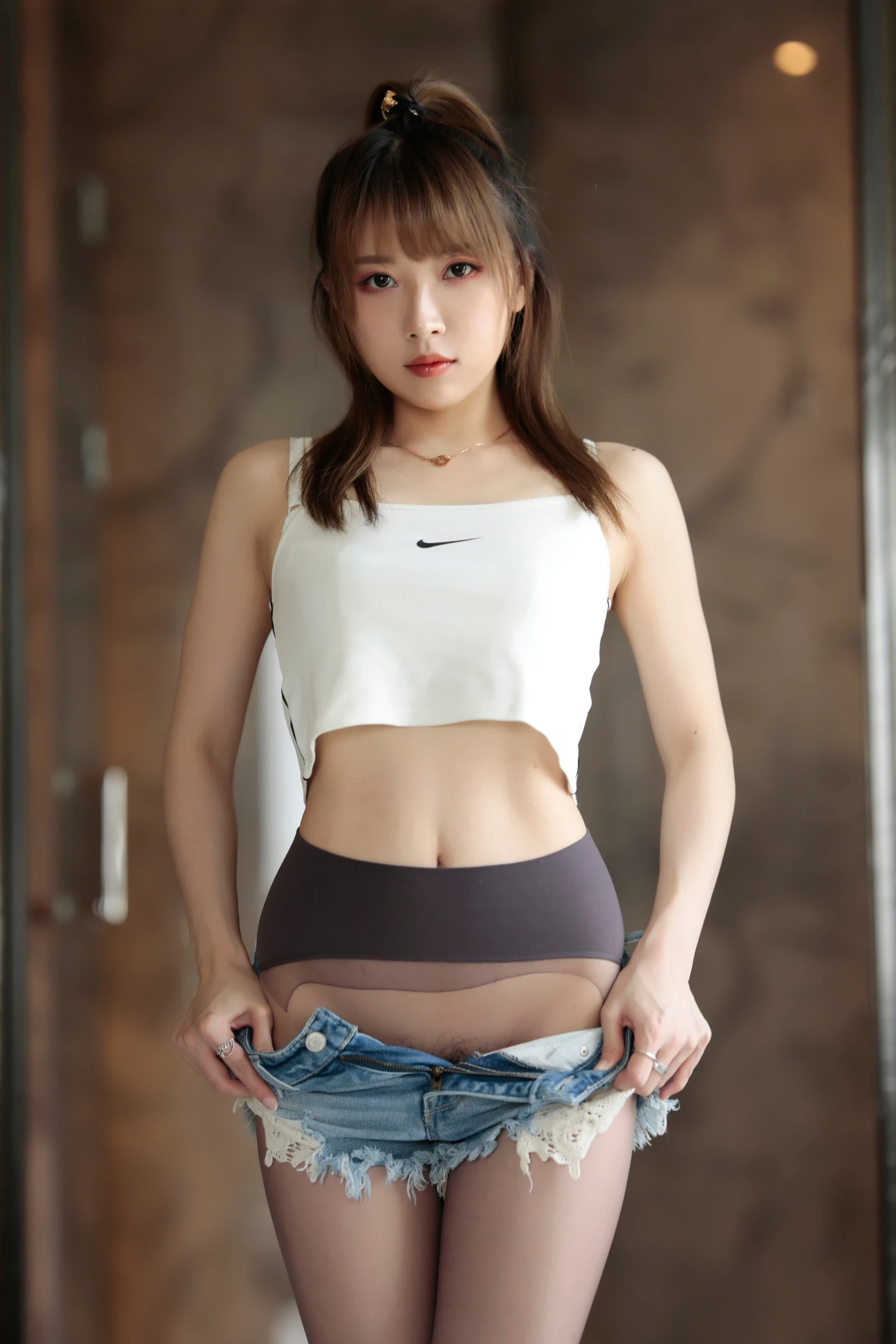 小女巫露娜 - Denim shorts 牛仔小裤裤 [84P]