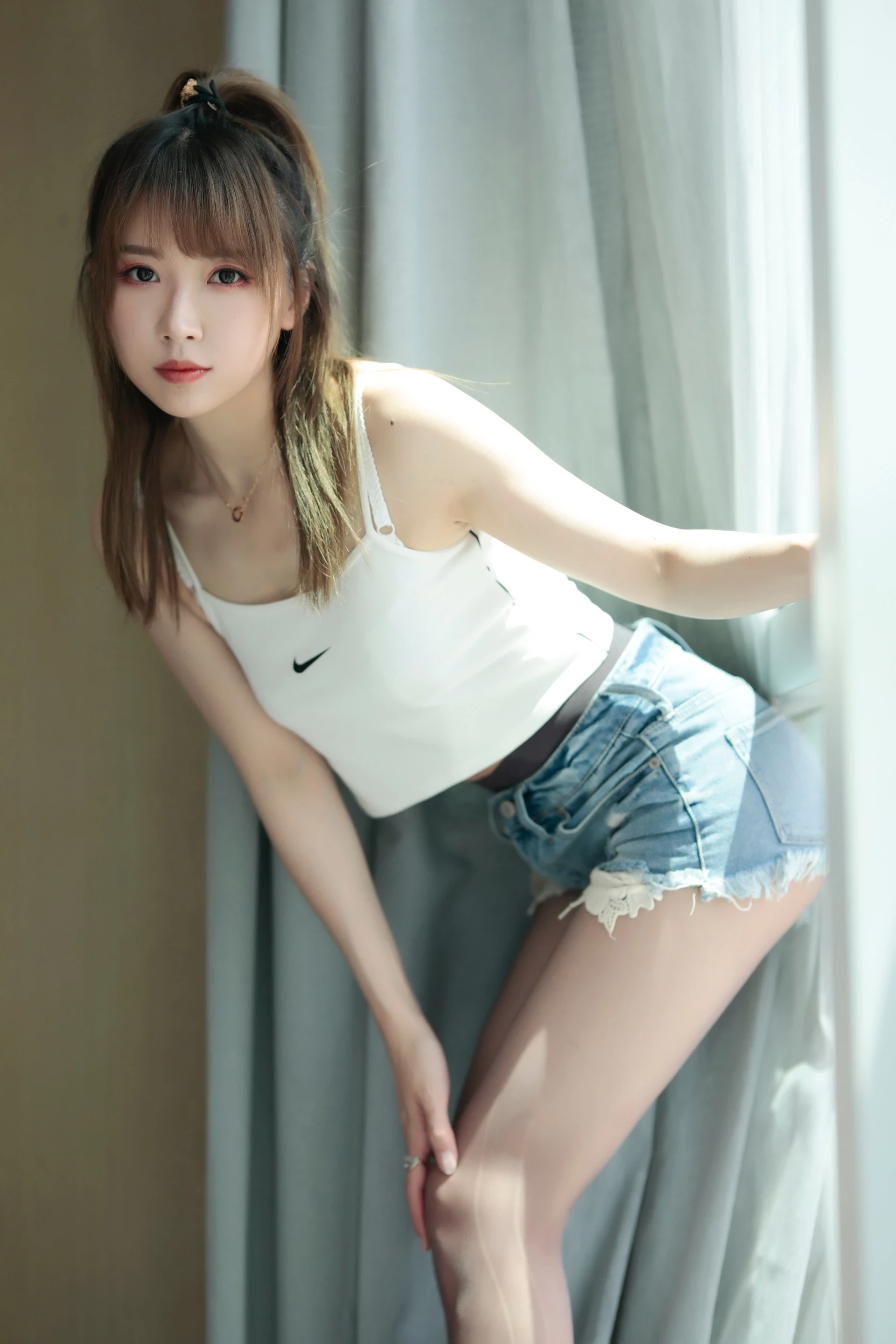 小女巫露娜 - Denim shorts 牛仔小裤裤 [84P]