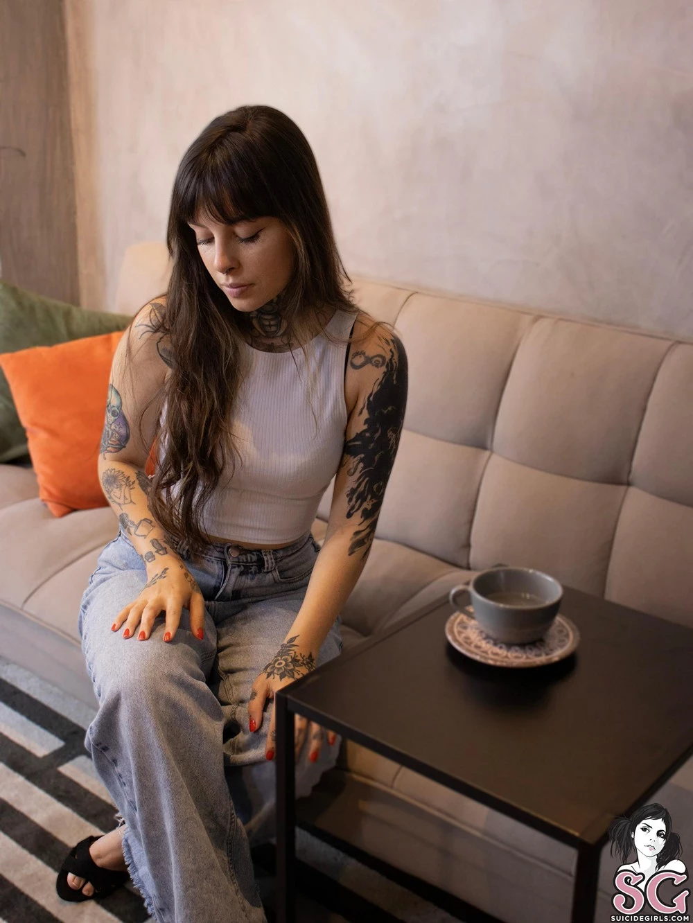 [Suicide Girls]Jan 19, 2025 - Catink - Afternoon Coffee With The Cat[52P]